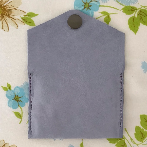 Handmade Genuine Leather Wallet Cardholder - Picture 4 of 5